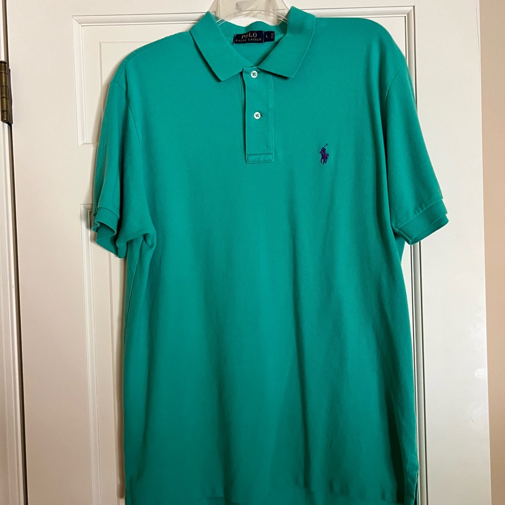 Men’s Ralph Lauren Polo in sea foam green
